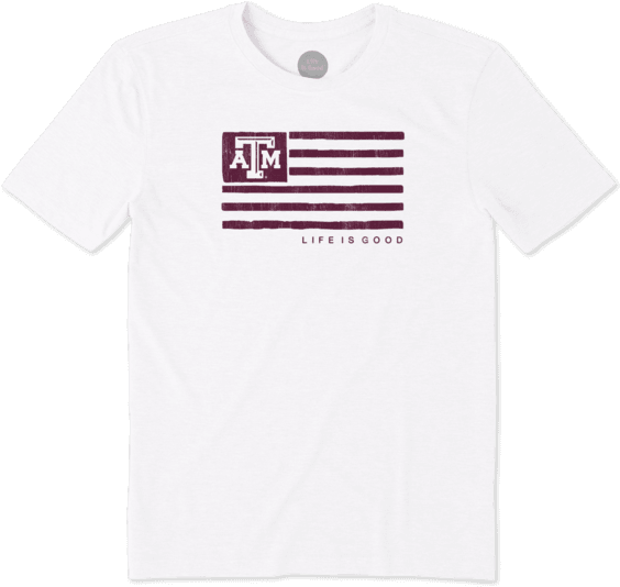 Men's Texas A&m Aggies Team Flag Cool Tee - Girl Scout Cookies Shirt (570x570), Png Download