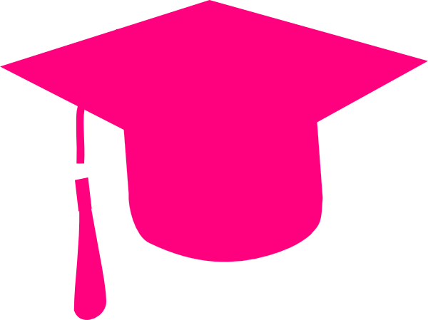 Graphic Library Stock Clipart Pink Free On Dumielauxepices - Pink Graduation Cap Clipart (600x449), Png Download