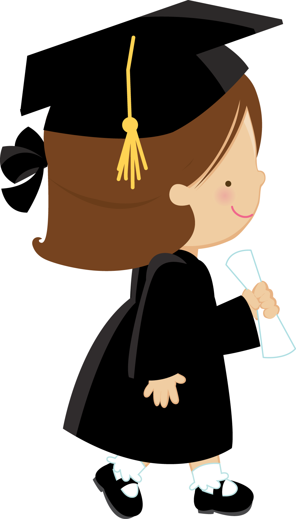 Download Hd Graduation Girl Desenho De Boneca Formanda Transparent Png Image Nicepng Com