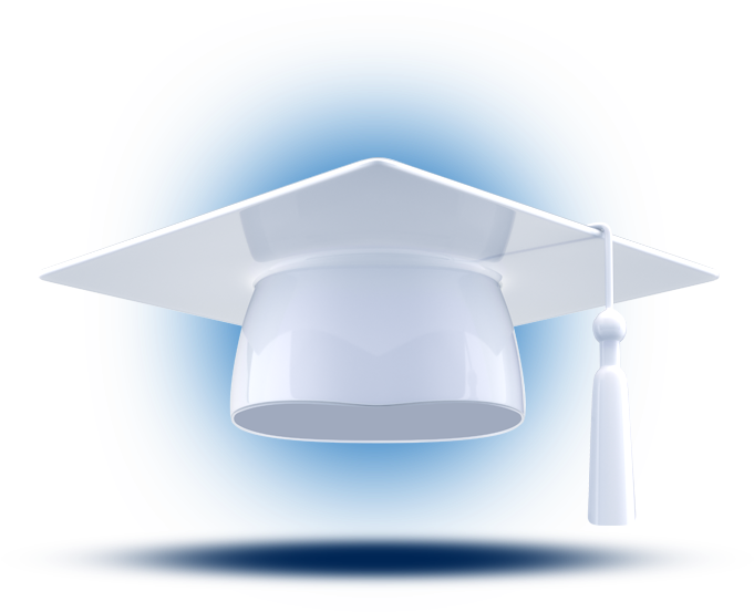 White Graduation Hat Png - White Graduation Cap Png (700x700), Png Download
