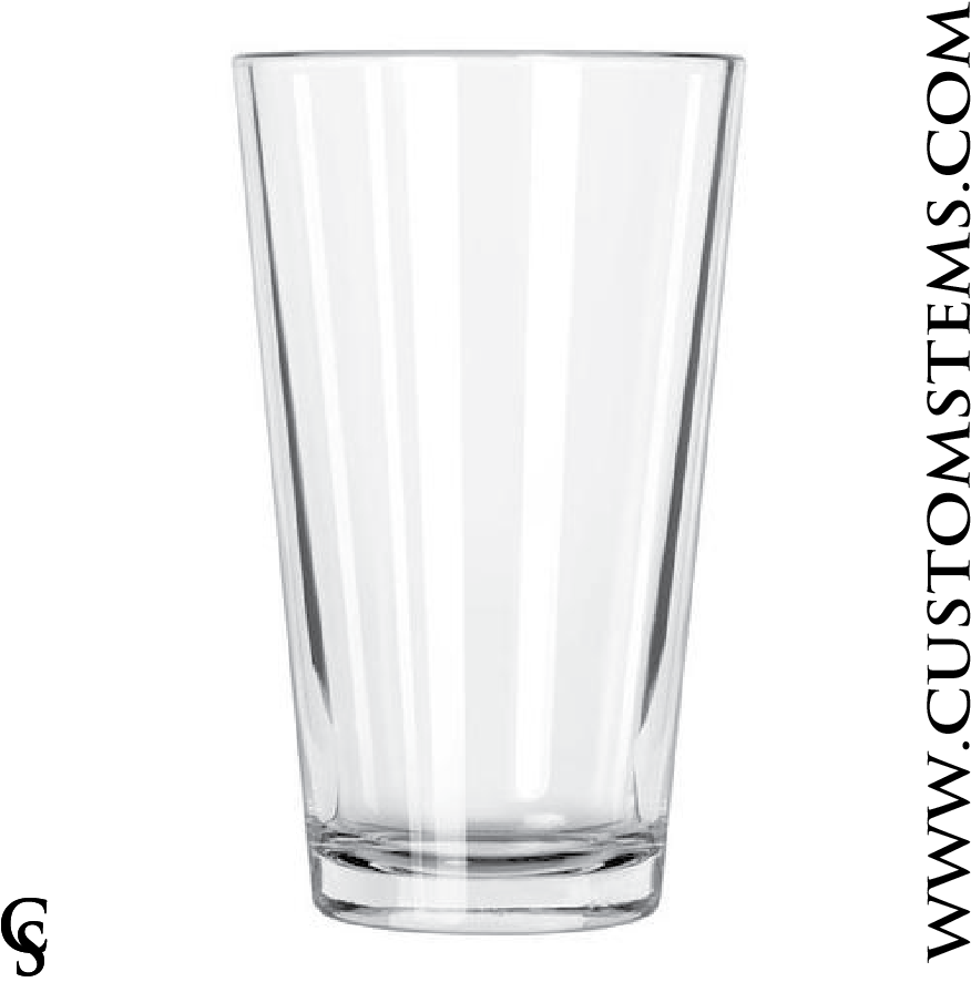 16oz Libbey Mixing Glass - Belgian Beer Glass Png (887x885), Png Download