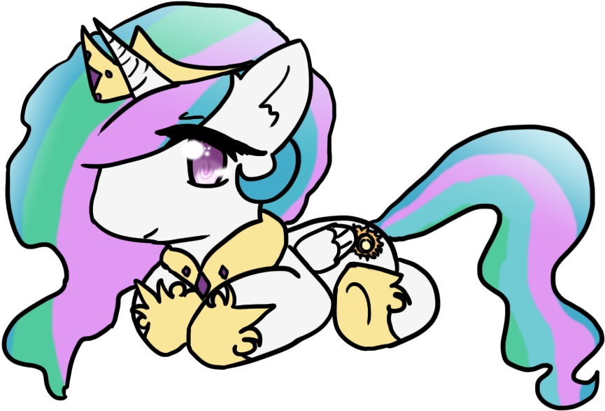 More Like Keep Calm And Trust In Celestia By ~thegoldfox21 - Clip Art (886x604), Png Download