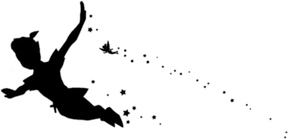 Peter Pan Silhouette Free SVG