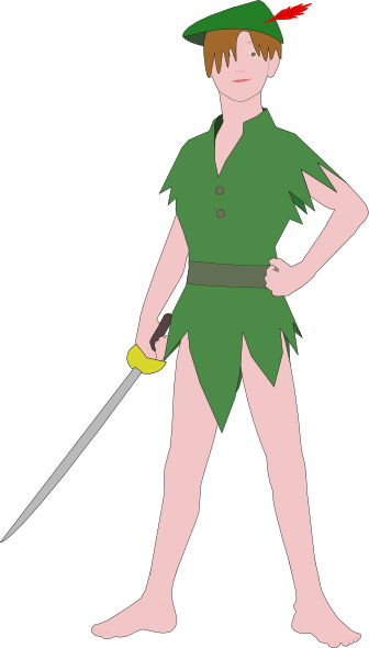 Peter Pan Espada (336x590), Png Download
