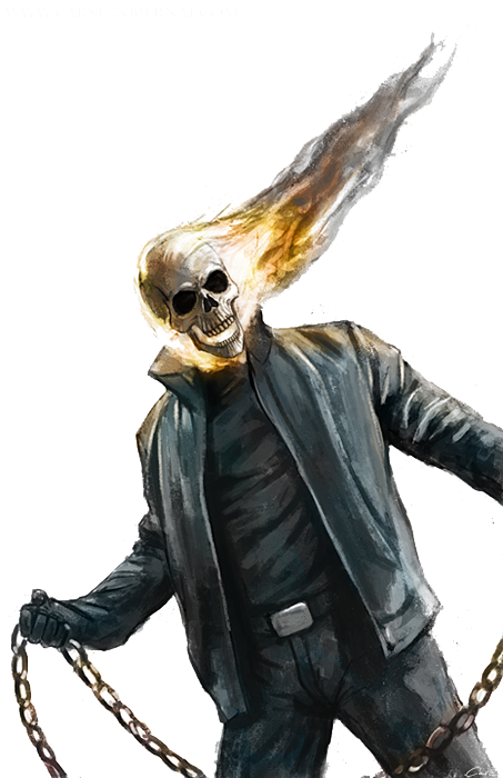 Ghost Rider Clipart Cute - Ghost Rider Blackheart Png (453x700), Png Download