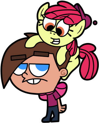 Apple Bloom, Artist - The Fairly Oddparents (385x476), Png Download