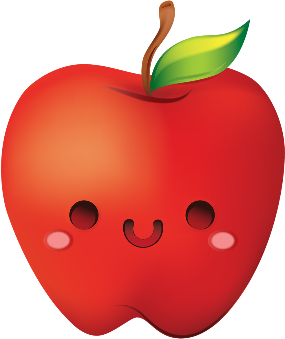 Apple Cartoon Png - Clip Art (823x970), Png Download