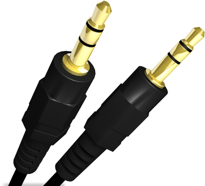 5mm Audio Cables - 3.5 Mm Cable Png (460x400), Png Download