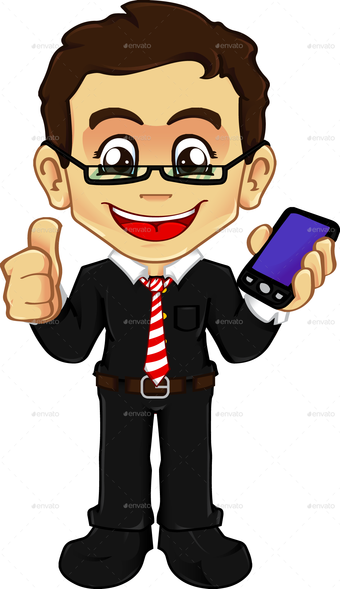 Clipart Boy Phone - Boy With Phone Png (1110x1921), Png Download