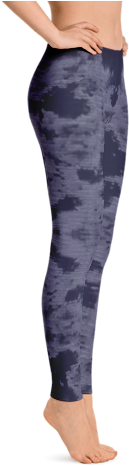 Midnight Mermaid Third Eye Long Leggings (500x500), Png Download