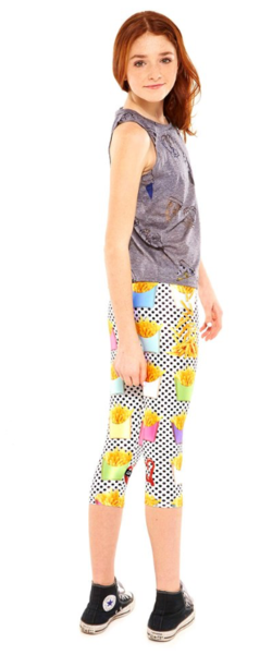 Terez "french Fry Haven Leggings" Shop Gypsy Girl - .com (390x600), Png Download