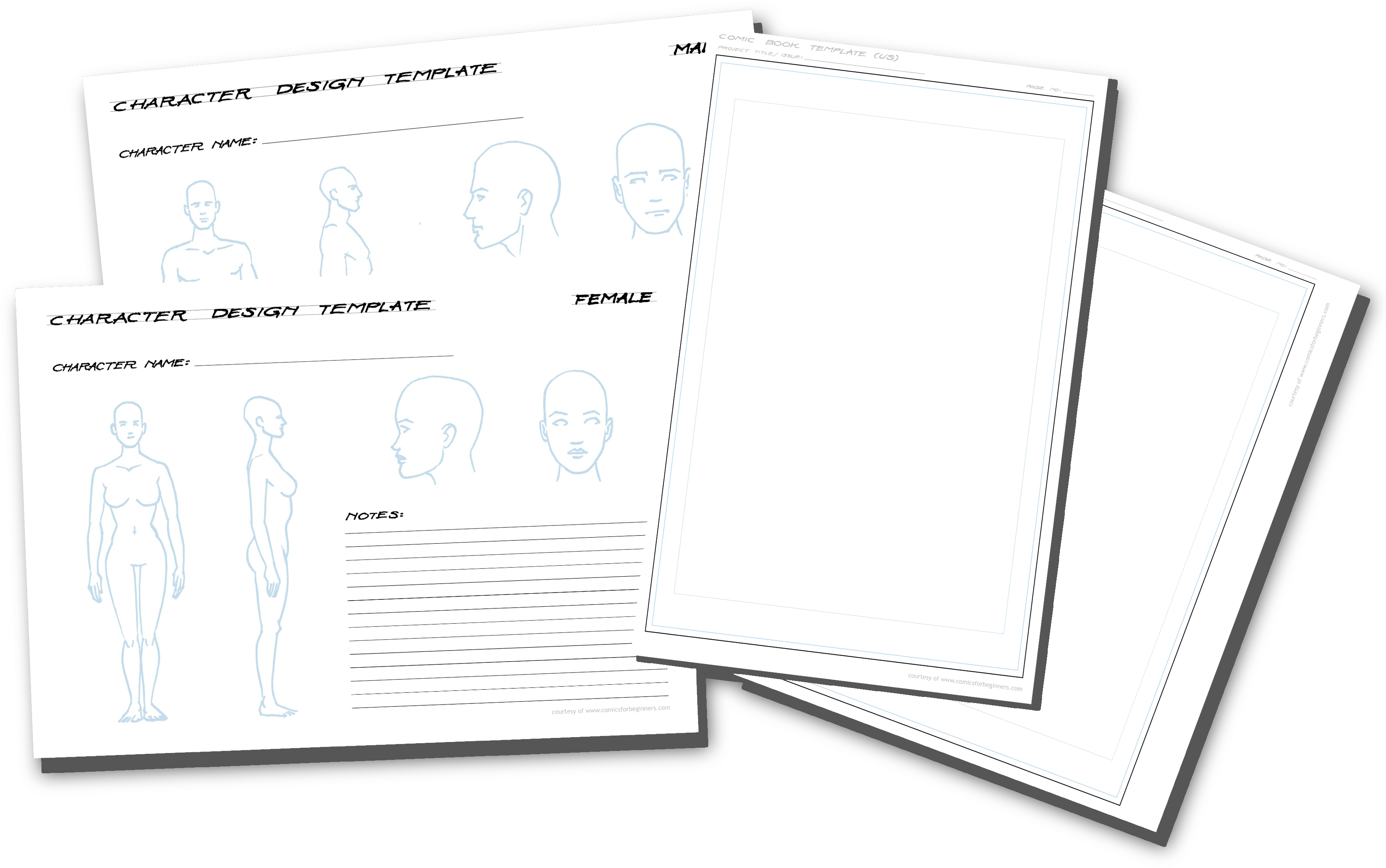 Free Tools For Comic Book Artists - Comics (3508x2287), Png Download