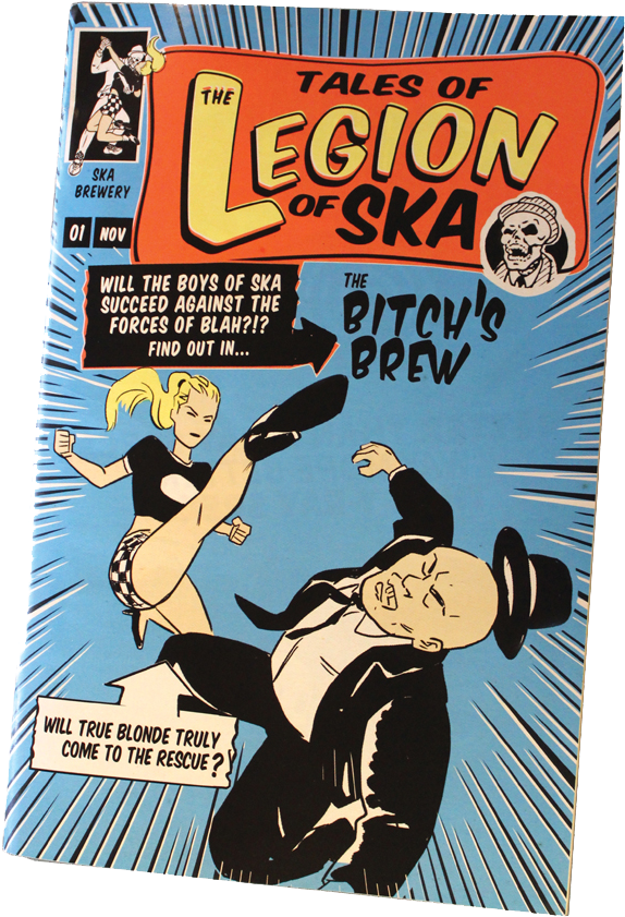 Skamic - Ska Brewing Comic (600x917), Png Download