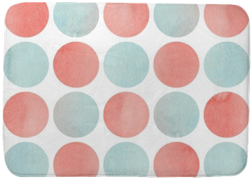 Watercolor Circles In Pink And Blue Color Isolated - 青 系 の 色 (400x400), Png Download