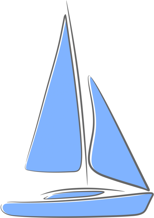 Sail Boat Vector Logo Image Png - Sailing Boat Png (999x999), Png Download
