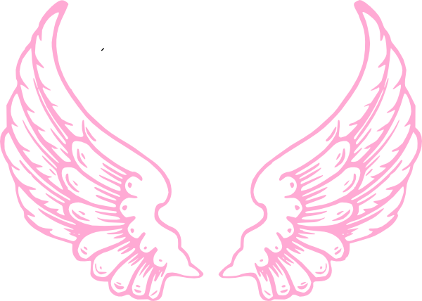 Angel Halo Wings Png Pic - Cute Angel Wings Png (600x428), Png Download