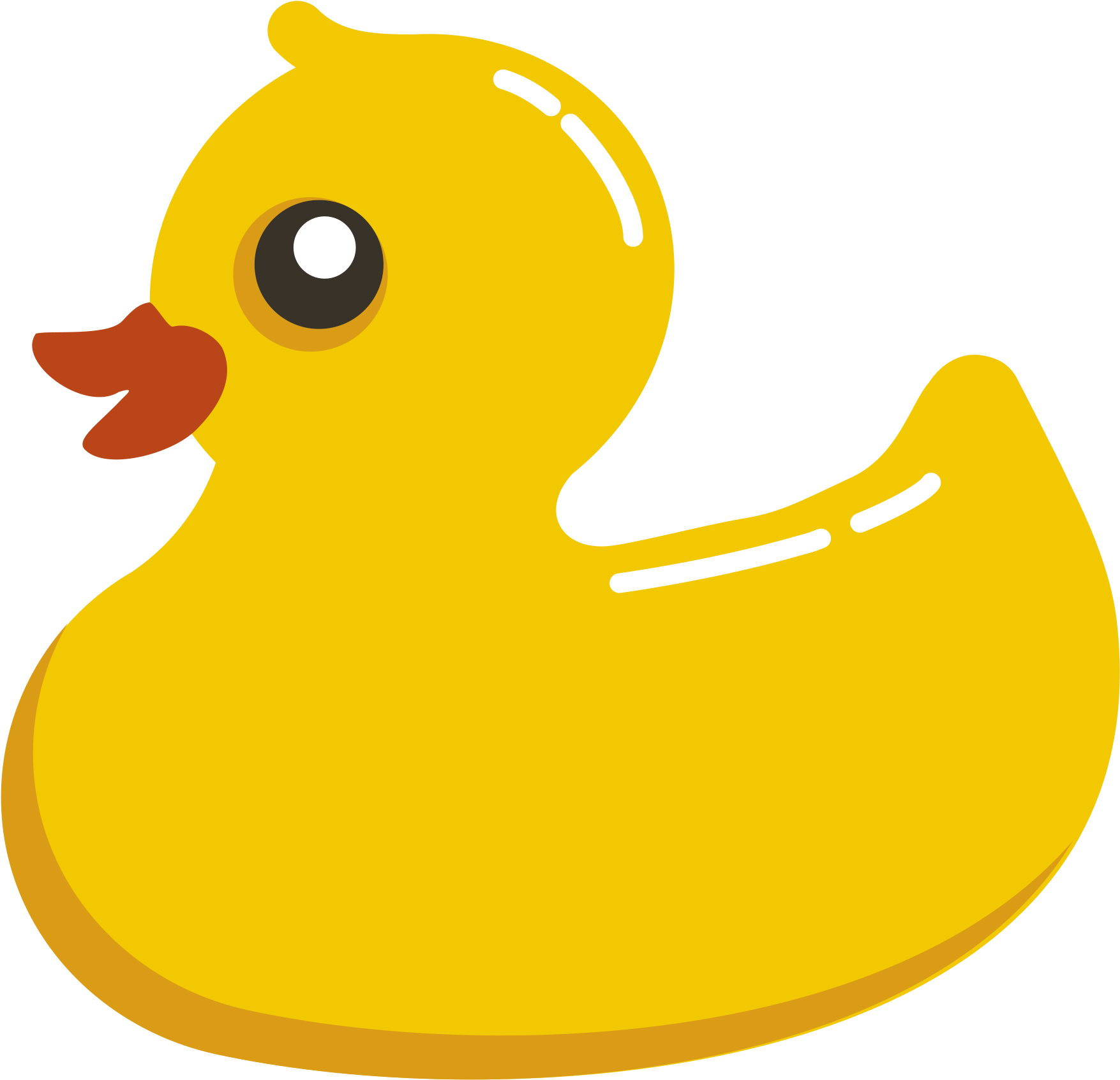 Rubber Duck - Clipart Rubber Duck (800x635), Png Download