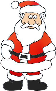 Funny Santa Png, Santa As A Christmas Candle Png - Christmas Day (328x466), Png Download