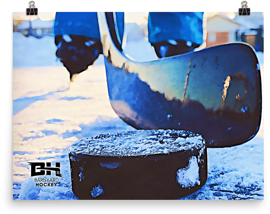 Barnyard Hockey Poster - Ice Hockey (1000x1000), Png Download