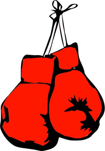 Fight Is Coming - Boxing Gloves Clip Art (348x500), Png Download