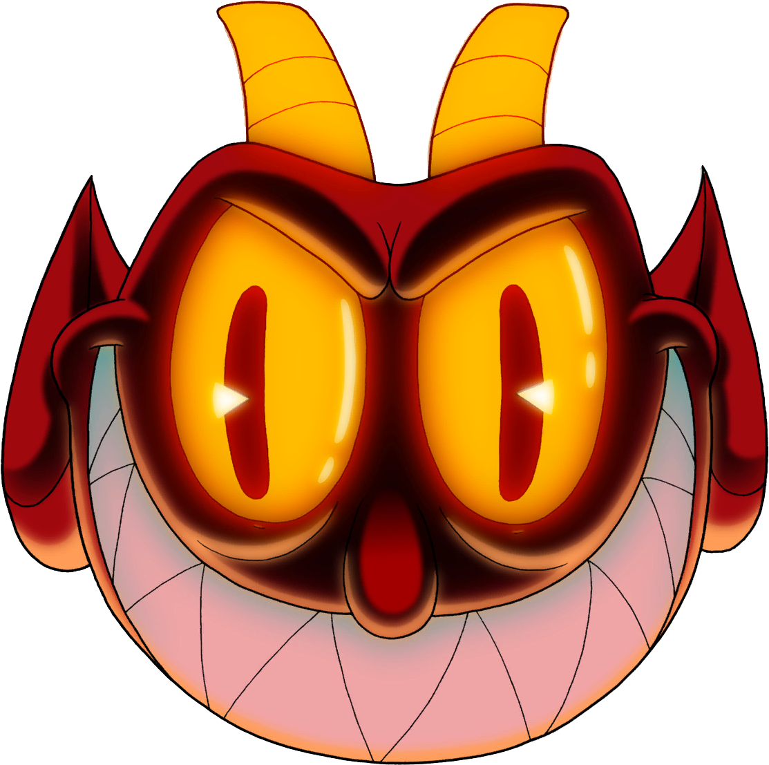 Phase 2 - Cuphead Demon (1120x1148), Png Download
