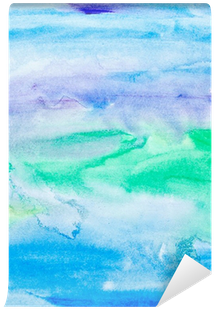 Color Strokes Watercolor Painting Art Wall Mural • - Painting (400x400), Png Download