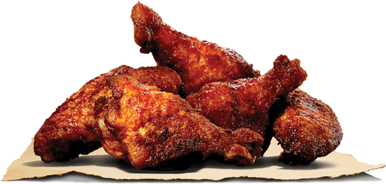 Bbq Chicken Wings - Hot Wings Burger King (802x400), Png Download
