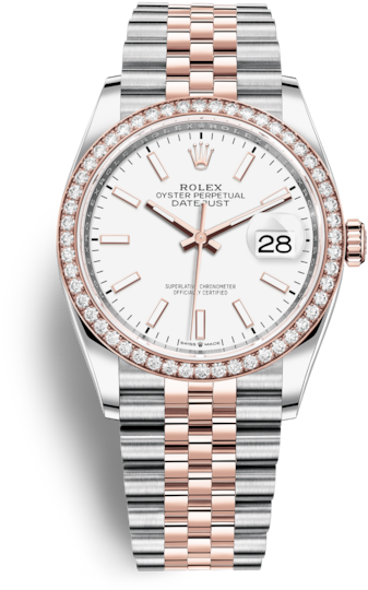 Rolex Datejust 36 Watch - Rolex 126281rbr (640x640), Png Download
