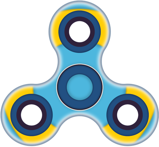 Spinner - Build A Fidget Spinner App (524x573), Png Download