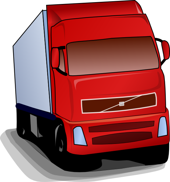 Truck Clipart - Truck Clip Art (558x597), Png Download