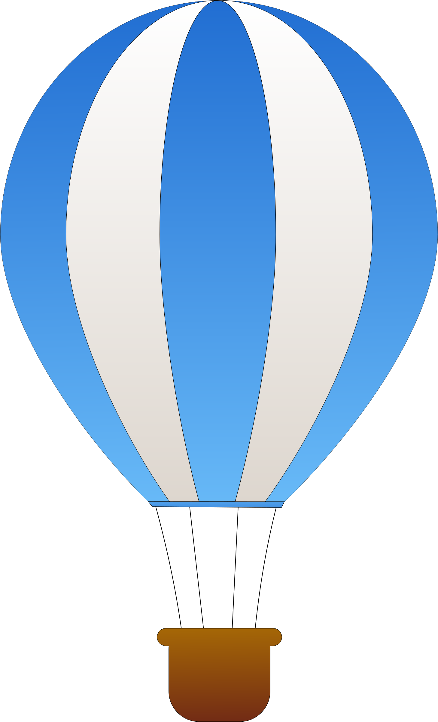 Png Transparent Download Free Clipart Hot Air Balloons - Hot Air Balloon Clipart (1458x2400), Png Download