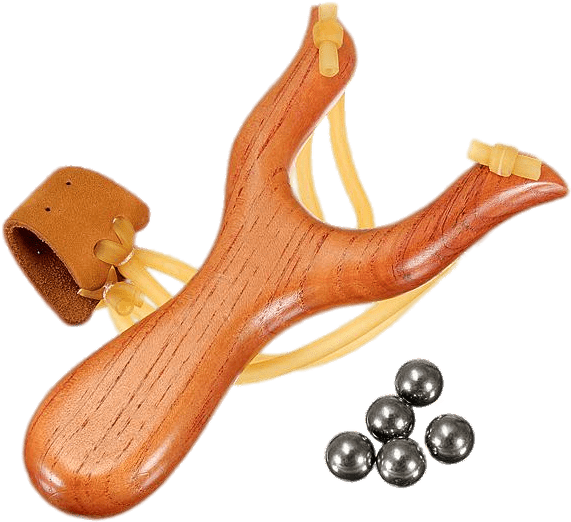 Slingshot And Bullets Png - Slingshot (600x600), Png Download
