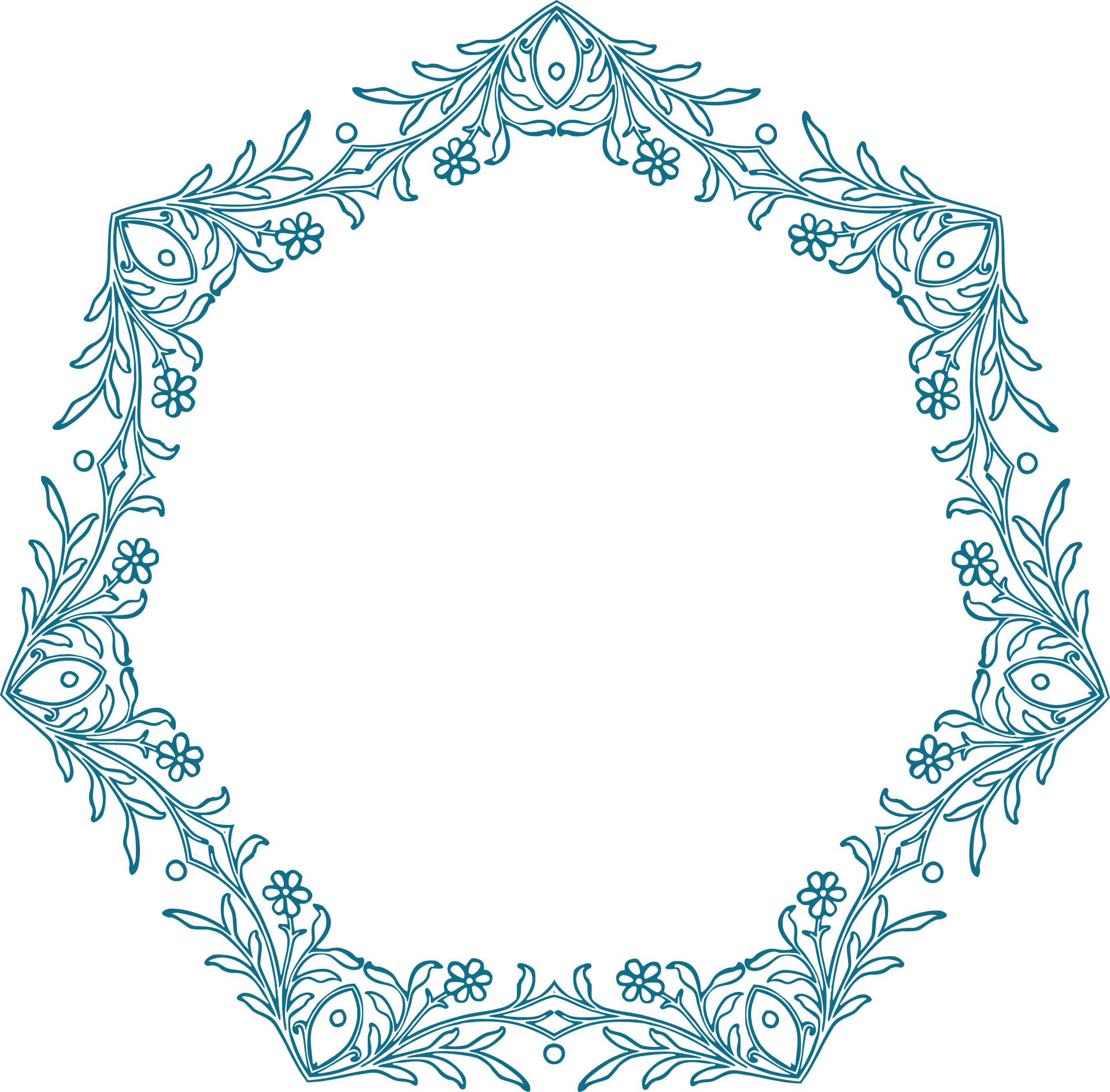 Flower Border Png Transparent Image - Vectores Vintage Blanco Png (500x492), Png Download