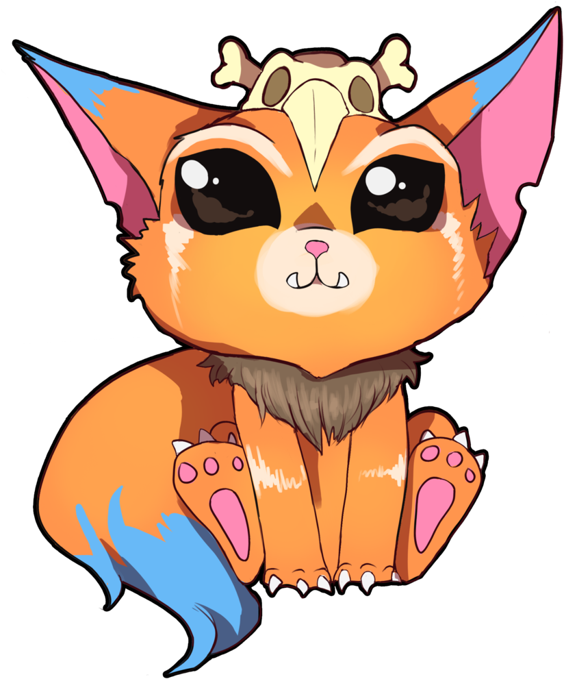 League Of Legends Fan - Gnar Lol Fan Art (1024x1325), Png Download
