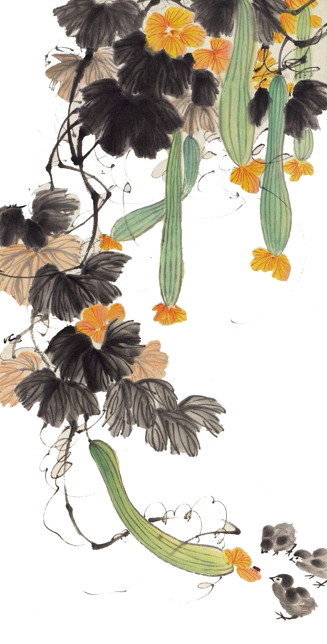 Drawing Chinese Watercolor - Chinese Painting (658x1296), Png Download