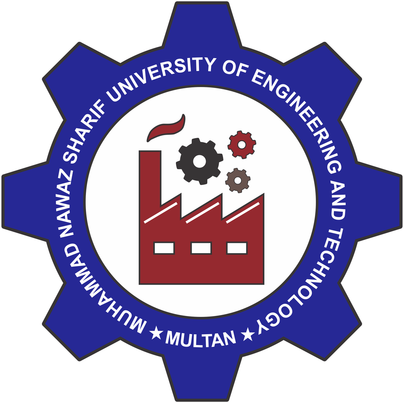 Mns Logo Without Glow - Muhammad Nawaz Sharif University Of Engineering & (1302x1301), Png Download