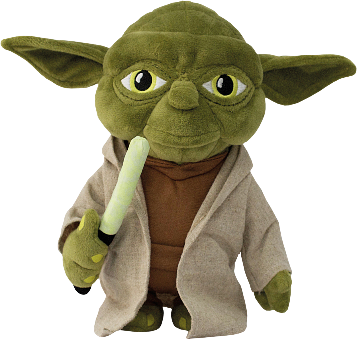 Battling - Yoda Toy Png (1264x1210), Png Download