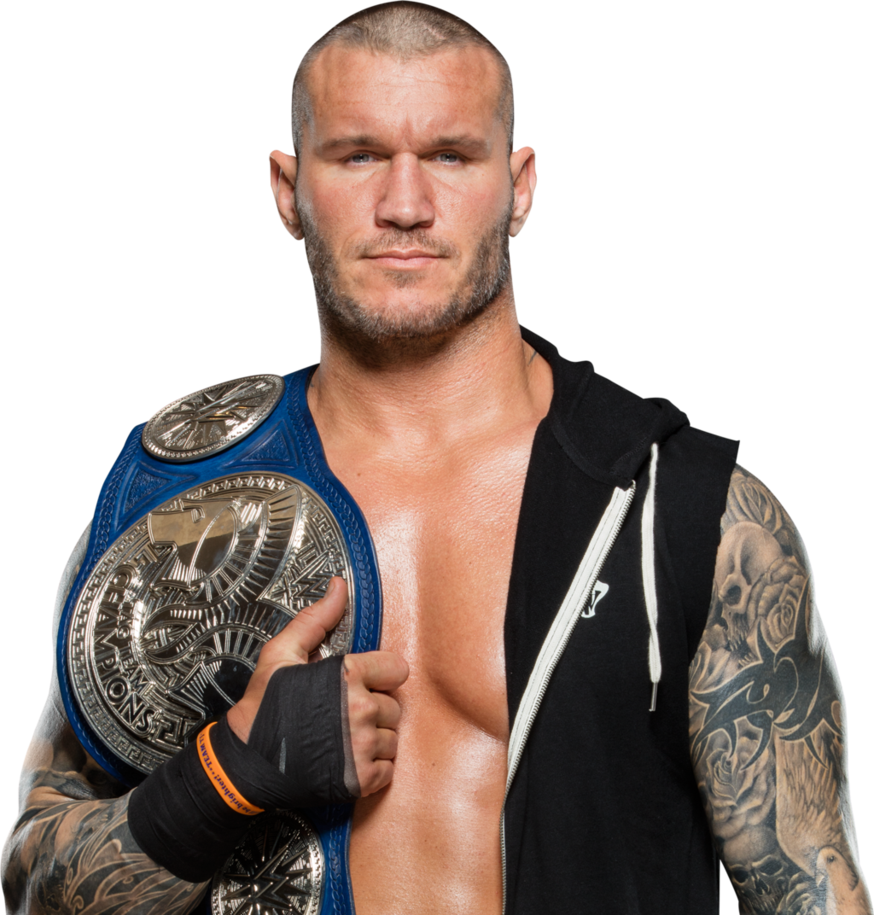 Randy Orton New Sdlive Tag-team Champion 2016 Png By - Randy Orton Wwe Champion 2017 (874x915), Png Download