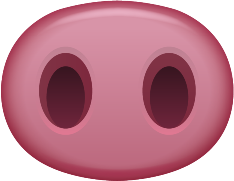 Download Pig Nose Emoji Icon - Pig Emoji (480x480), Png Download