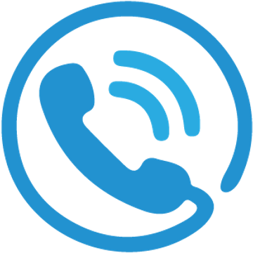 Blue Phone Icon - Transparent Background Phone Logo (400x400), Png Download