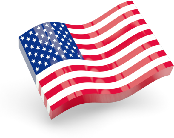 American Us Flag Icon Png Download - Usa Flag Icon Png (640x480), Png Download