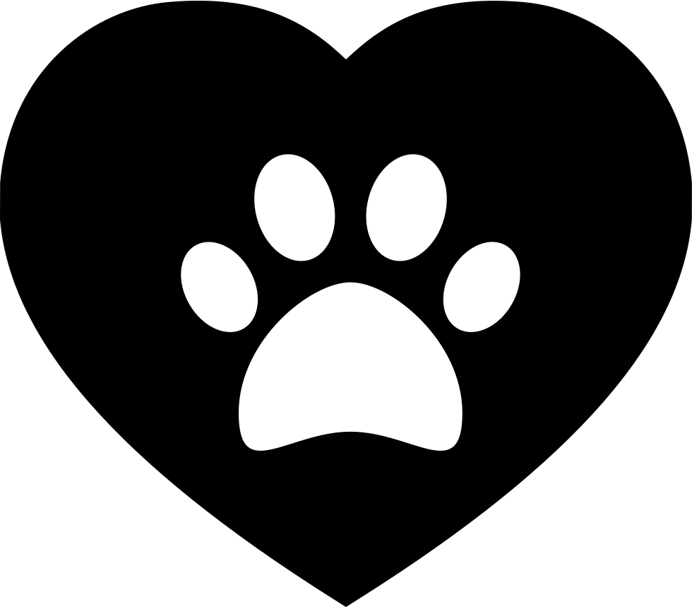 Download Download Dog Pawprint On A Heart Svg Png Icon Free ...