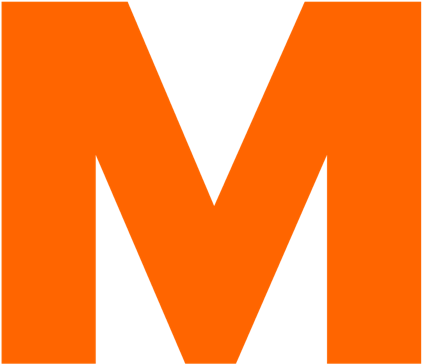 M-infoline - Logo M Orange (645x364), Png Download