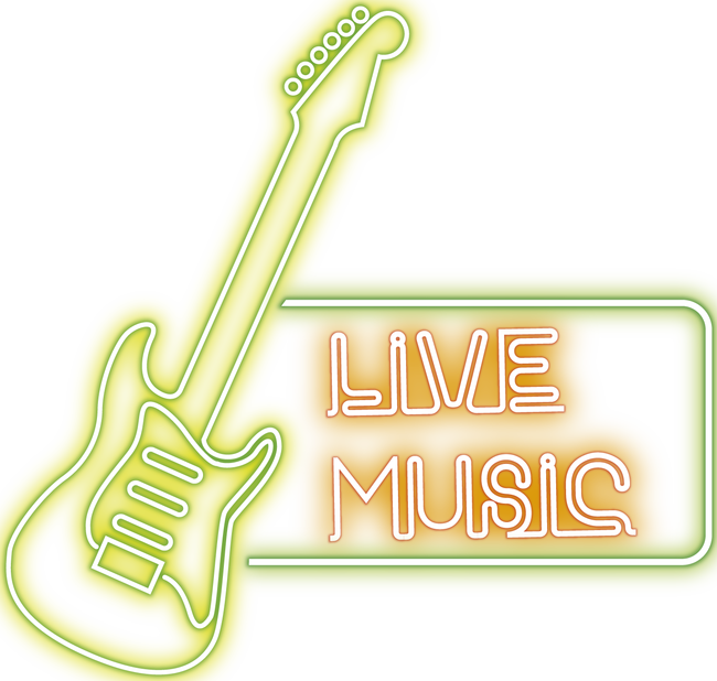 Download Neon Alphabet Png Live Music Neon Sign Transparent HD
