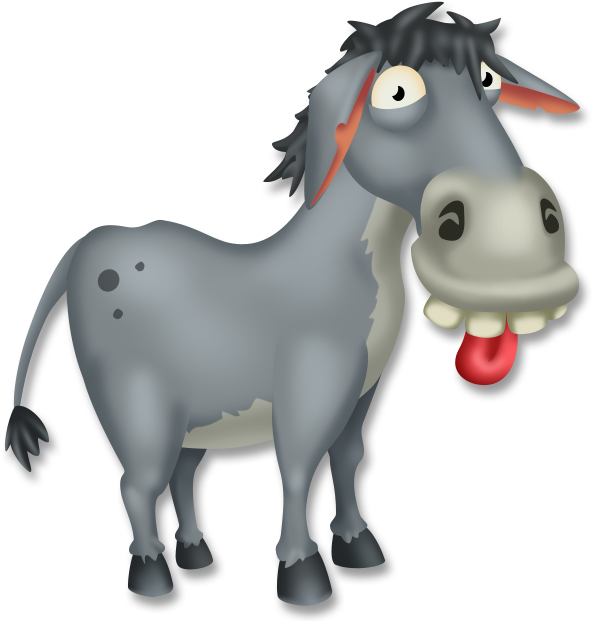 Provence Donkey - Donkey Png (620x620), Png Download