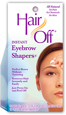 Hair Off Instant Eyebrow Shapers - Hair Off (400x400), Png Download