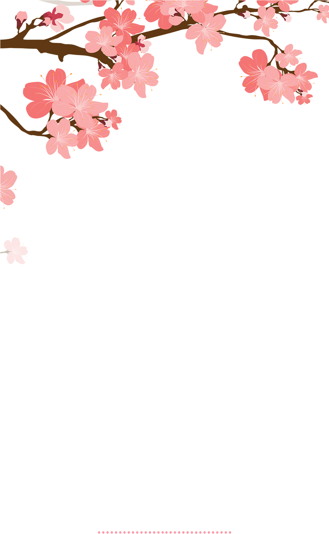 Snapchat Filters Wedding Png - Danke Rosa Kirschblüten-blumenpostkarte Postkarte (1080x1920), Png Download