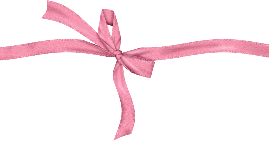 Pink Ribbon Clipart At Getdrawings - Pink Bow Ribbon Png (1024x535), Png Download