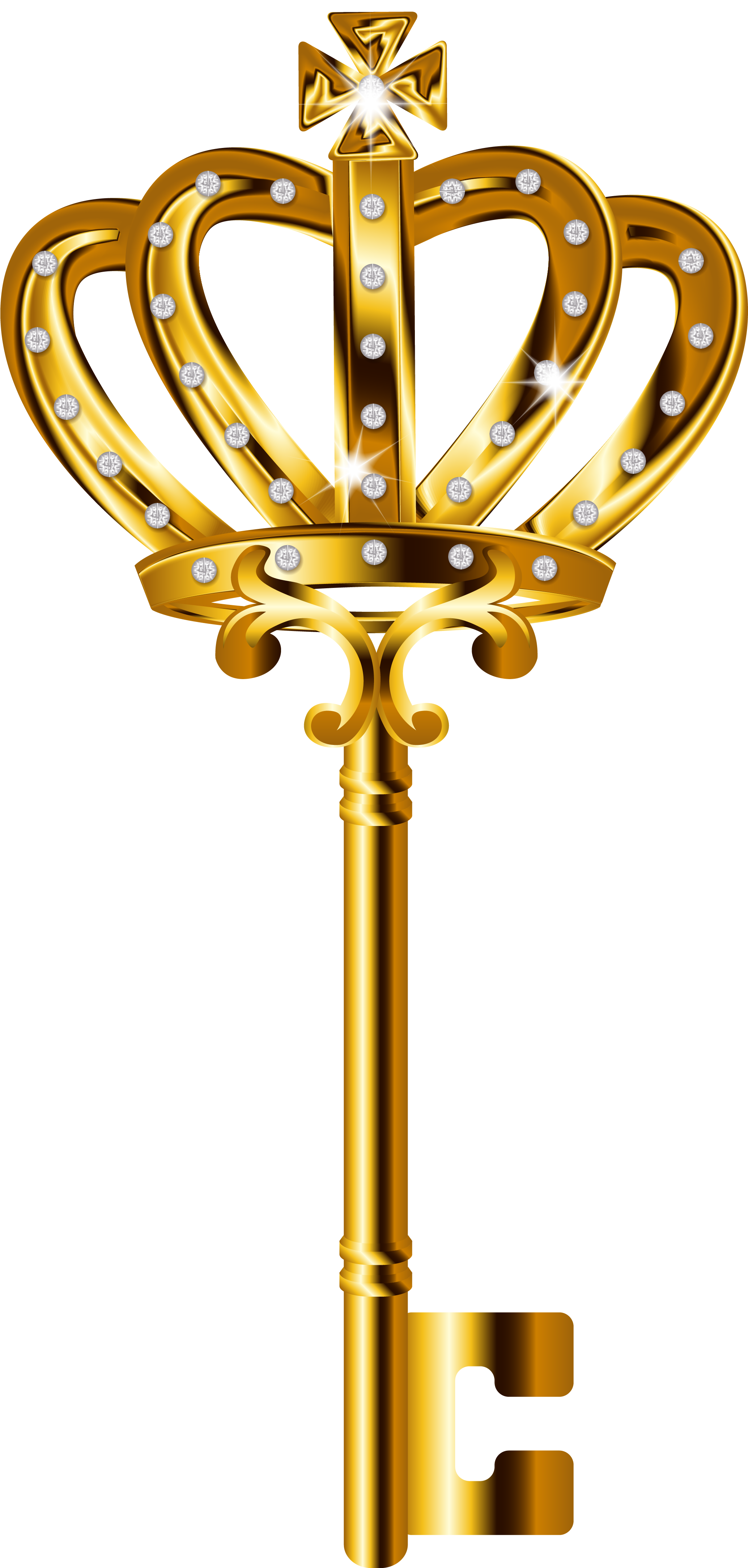 Golden Key Png Pic - Goldwn Key (2067x4340), Png Download