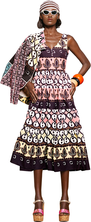 Duro Olewu Dress - Africa Fashion Png (641x950), Png Download